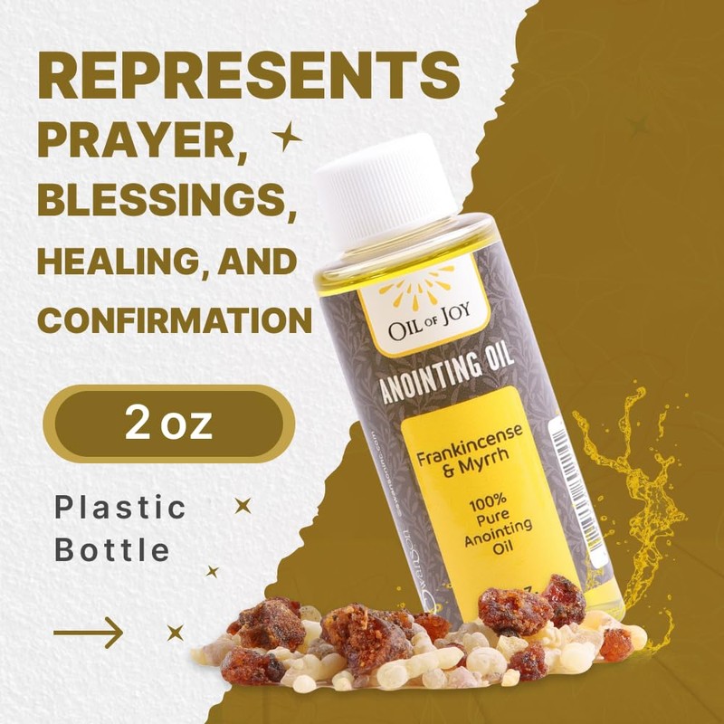 Swanson Christian Products Frankincense and Myrrh Anointing Oil 2 Oz