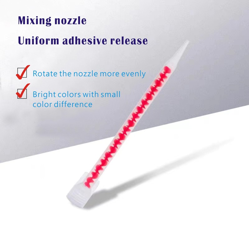 Dual barrel mixing nozzle, 20 double epoxy spray gun nozzles,