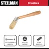 Steelman Euro Lube Angled Applicator Brush with Stiff Bristles for
