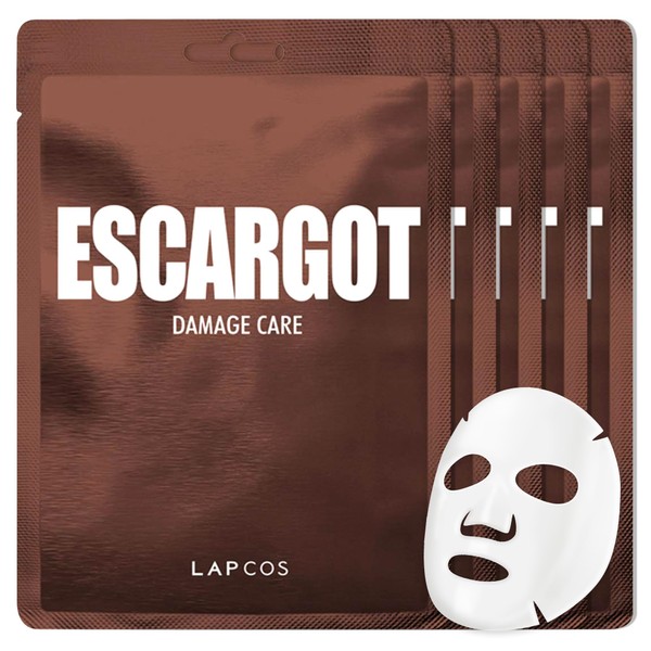 LAPCOS LAPCOS Escargot Sheet Mask, Daily Face Mask with Snail
