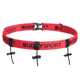 Buddyswim Race Number Belt.Adjustable Number Belt for Triathlon, Cycling, Running, Marathon or Other Sports