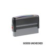 Goods Unchecked Stamp – Self Inking Black Ink Stamper –