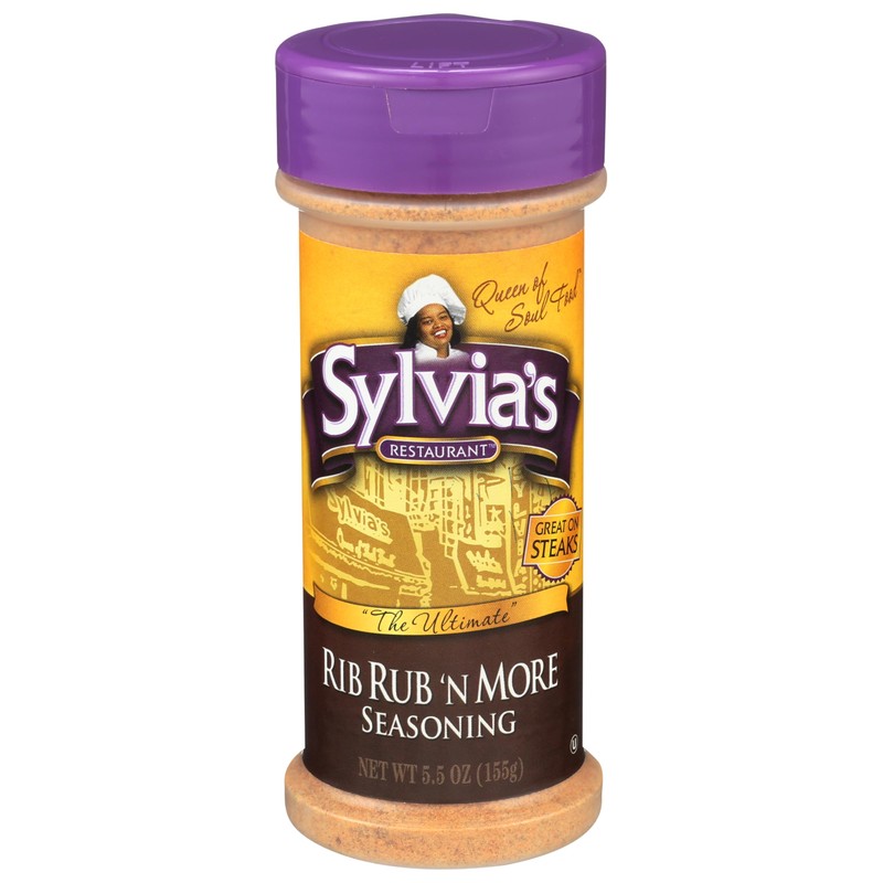Sylvia’s Rib Rub ‘n More Seasoning, Best BBQ Rub for
