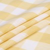 Bapawfish Yellow White Cafe Kitchen Curtains 45 Inches Length, Buffalo