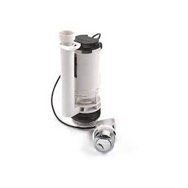 Fluidmaster Pro Button Dual Flush Valve – Long Cable, White, One Size