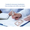 100PCS Paper Clips Portable Mini Cute Shape Electroplated Rose Gold