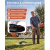 Eventronic .095" Weed Eater String, 600FT Heavy Duty String Trimmer