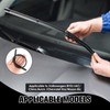 Set of 4 Black Rubber Wiper Blades 800mm