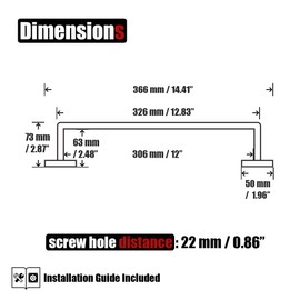 JQK Champagne Bronze Towel Bar, 12 Inch 304 Stainless Steel Thicken 0.8mm Towel Rack Bathroom, Towel Holder Wall Mount, Total Length 14.41 Inch, TB250L12-CB