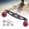 85MM Fishing Reel Handle Grip Carbon Metal Baitcasting Reel Left