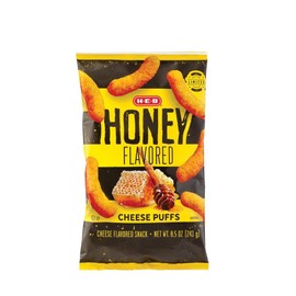 HEB 2 BAGS H-E-B Honey-Flavored Cheese Puffs, 8.5 Oz Each
