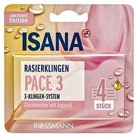 ISANA Pace 3 Lady Razor Blades, Pack of 4