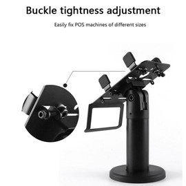 Buerjia POS Machine Stand 360 Degree Rotatable POS Display Cashier Display Holder Credit Card Machine Stand Counter Stand