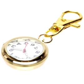 GoodsLand GD-NASUWT-02-GD Nurse Watch, Carabiner Type, Upside Down Dial, Clock, Cute, Reel Clip,