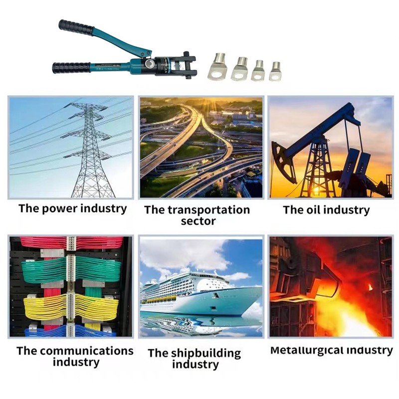 LANGLIER Hydraulic Crimping Tool and Cable Cutter Hydraulic Cable Lug