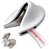 Natico Originals Non-Tarnishing Silver Fortune Cookie Paperweight, Desktop Gift, Resturant