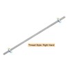 sourcing map 8pcs 8/32 Inch M4 Threaded Rods with 16pcs