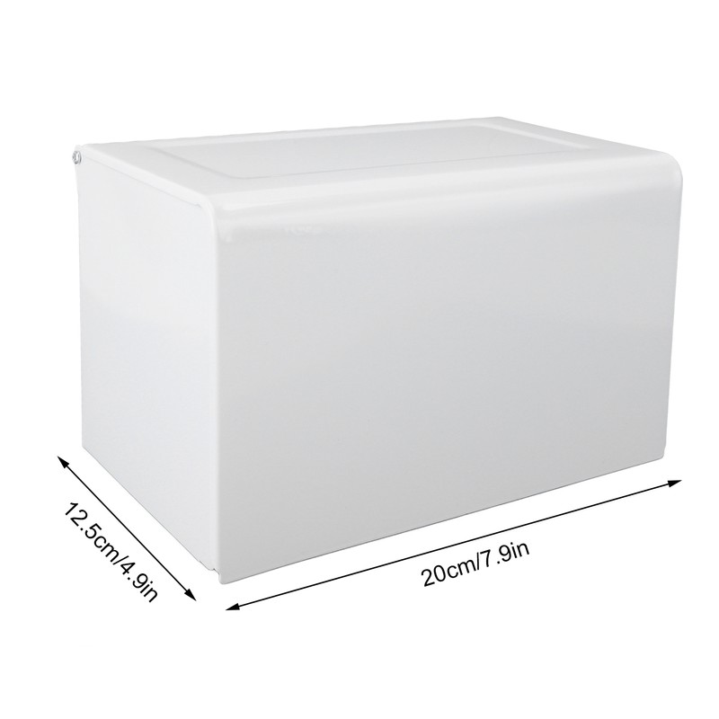 Toilet Paper Holder with Shelf Space Aluminum Waterproof Wall Mounted