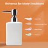 Buumin Hand Soap Dispensers Square Soap Dispenser Refillable Ceramic Lotion
