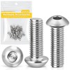 Caianwin Caianwin M6 x 16mm 20Pcs Linsenkopfschrauben Innensechskant 304 Edelstahl