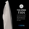 Treva 10-Inch Portable Fan, Powered by Battery and/or AC Adapter