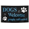 Dogs Welcome People Tolerated Flag 3x5 FT Interesting Outdoor Pet