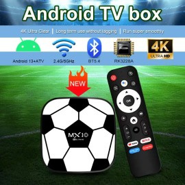 MX10 Z2 TV BOX Lowest Price Android 13 RK3228 Tv Box Smart HD Network Player Tv Stick Movie Home Set Top Boxcolor: Black, ram: 1 GB