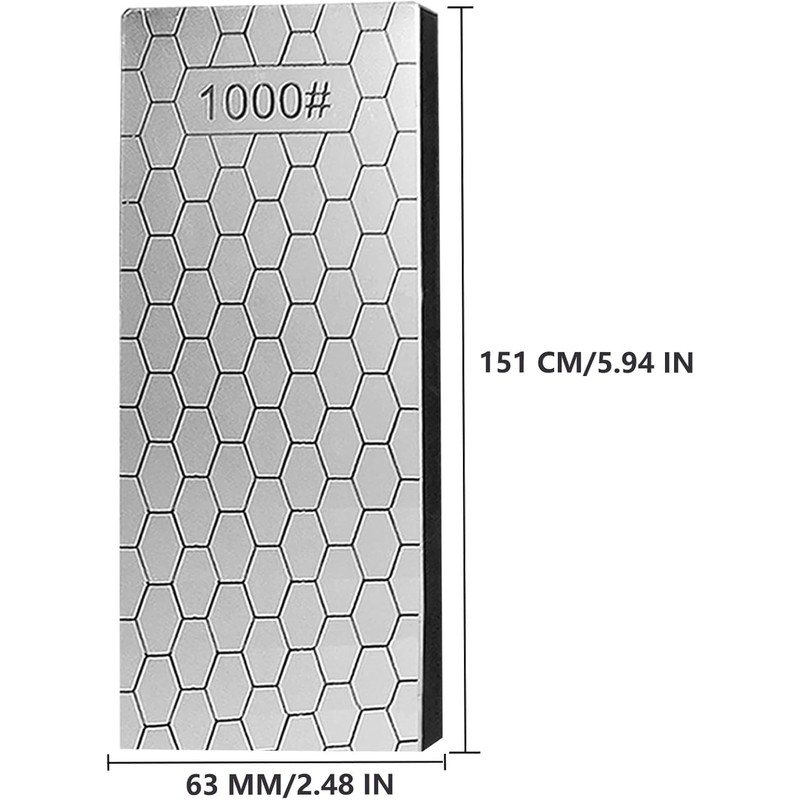 6 Pcs Diamond Sharpening Stone, 5.9×2.4×0.35 IN Diamond Sharpening Plate
