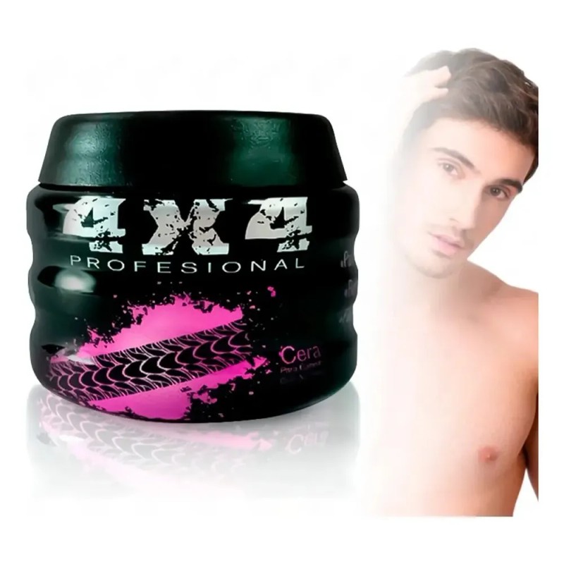 Cera Para Cabello Fijación Media Alta 4x4 Profesional 100gr