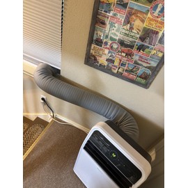 Wsobue Portable Air Conditioner Hose Cover Wrap - Portable AC Hose Insulated Sleeve for Heat Reduction, AC Hose Duct Vent Cover Sleeve Insulation Fit for 5" & 5.9" Diameter Exhaust Hoses Tube (Grey)