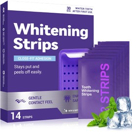 Purple Teeth Whitening Strips,2026 New Tiras Blanqueadoras de Dientes,1 box