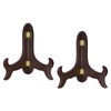 sourcing map 2pcs 8" Easel Plate Holder, Wooden Folding Display
