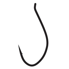 Gamakatsu C13U Keel Balance Fly Hook-Pack Of 25 (Black, 12)