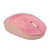 Bling Dazzling 2.4GHz Wireless Silent Mouse Covered with Rhinestone Crystal,