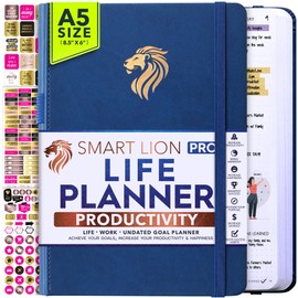 Journal for Men - Life & Work Planner, A 12 Month Goal Planner to Increase Productivity & Positivity, Daily Gratitude Journal for Men and Mindfulness Journal | Manifestation Journal or Planner, Start Anytime - Horizontal Planner