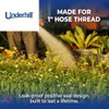 Underhill Quick Connect Garden Hose Fitting, Connector, Heavy-Duty, Solid Brass,