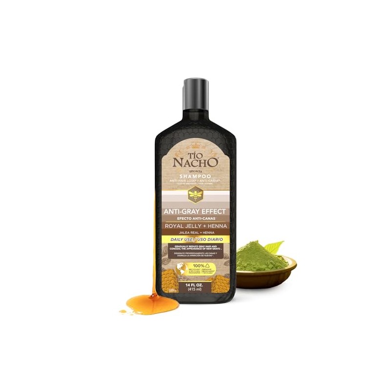 TÍO NACHO Shampoo Anti-Canas Anti-Caída 415ml
