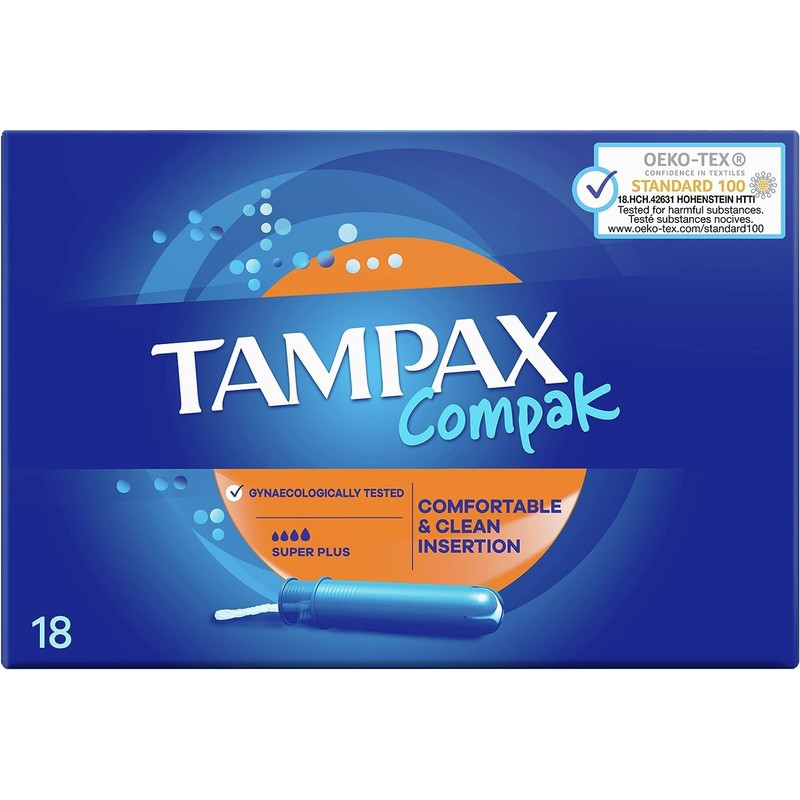 Tampons Multipack Tampax Compak Super Plus | with Applicator |