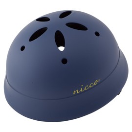 Kumika Industry Nicco Helmet, Russik, KM002L, For Babies, CE, Made in Japan, Hard Shell, Matte Blue (Head Circumference: 18.5 - 20.5 inches (47 - 52 cm)