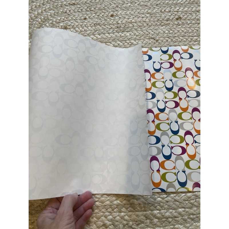 Coach Wrapping Paper 2 Yards X 12“