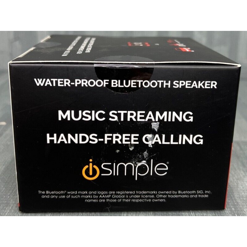 Universal iSimple Vehicle Bluetooth Media Hub Speaker Water-Proof VMH501S