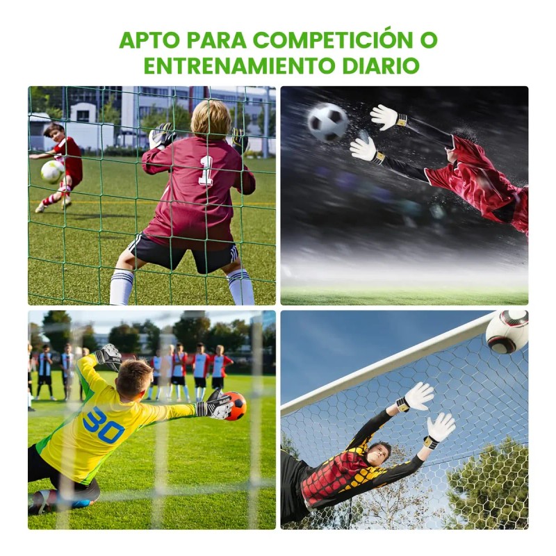 Guantes Profesionales Con Varillas Para Portero De Fútbol