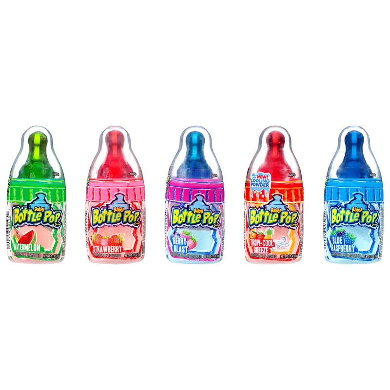 Baby Bottle Pop Candy Lollipop, 18 Ct Bulk Lollipops with