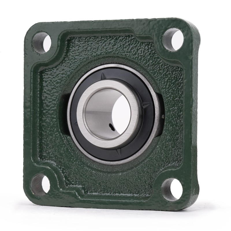 XIKE 2 Pcs UCF206-18 Bore 1-1/8" Pillow Block Square Flange
