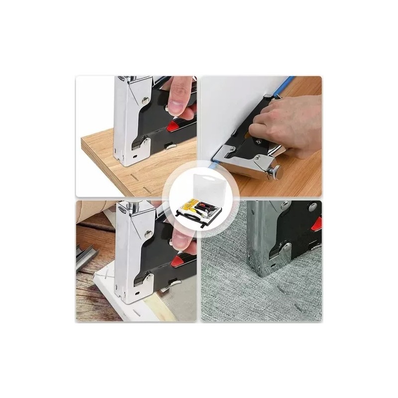 SoonHua 4 En1 Engrapadora Tipo Pistola Para Tapiceria Con 1500