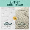 Zen Mattress Pad Cover - Cooling Bed Topper & Waterproof