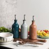 SWEEJAR Porzellan Olivenölspender Flasche, Blickdichte Ölmenge schützt Öl zur Reduzierung