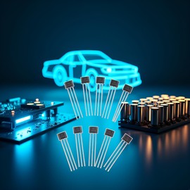 10PCS 49E OH49E SS49E S49E TO-92 3 Pins Linear Hall Effect Sensor Element Switches Magnetic Detector for Electric Vehicle Motor Repair
