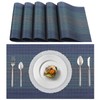 Lumaca Set of 6 Placemats, Washable (70% PVC and 30%
