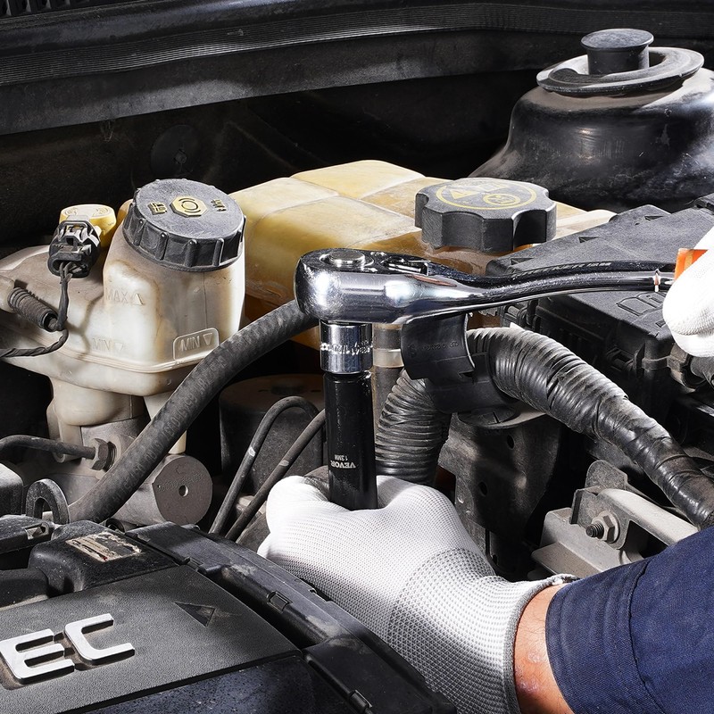 VEVOR Impact Socket Set, 26pcs x 1/2inch Metric 10mm-36mm Impact